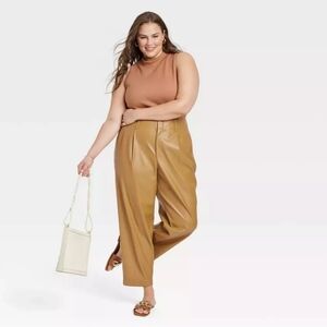 A New Day Faux Leather Trouser Pants